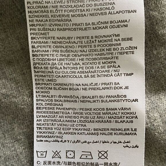 Levi’s Girls Shirt Dress Long Sleeve Gray Printed Stars Size M Youth (10-12) EUC - Picture 12 of 12